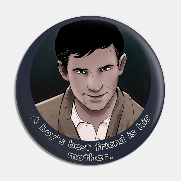 Norman Bates Pin by vanpaul54