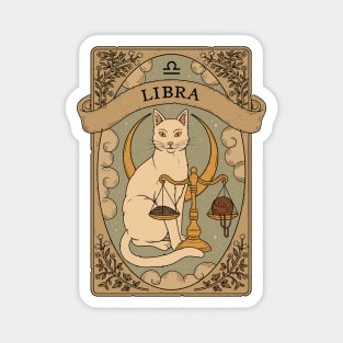 Libra - Cats Astrology Magnet