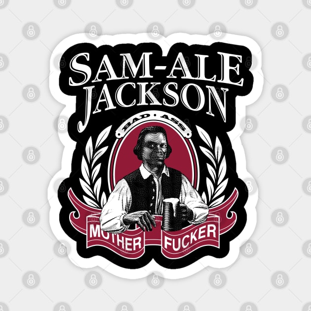 Sam Ale Jackson Beer lite Magnet by Hindsight Apparel