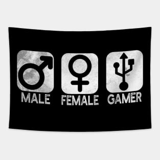 Gamer Shirt Symbol Tapestry