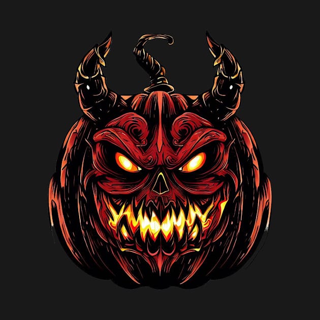 Halloween Jack-o-Lantern | Spooky Pumpkin Decoration by Viking shop