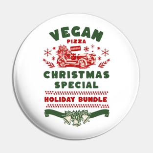 Vegan Pizza Christmas Special, Vegan Christmas 2023 Pin