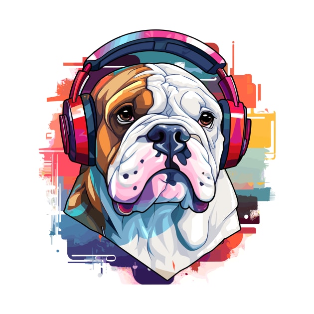 English Bulldog Animal World Pet Dog Loving Fun by Cubebox