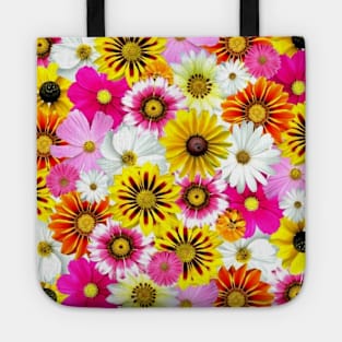 colorful little flowers Tote