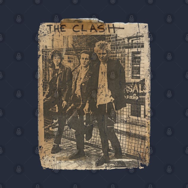 The Clash Photo Vintage 1976 // Original Fan Design Artwork by A Design for Life