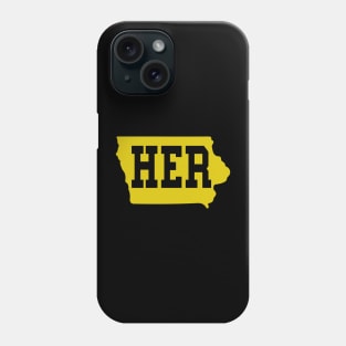 iowa her map Phone Case