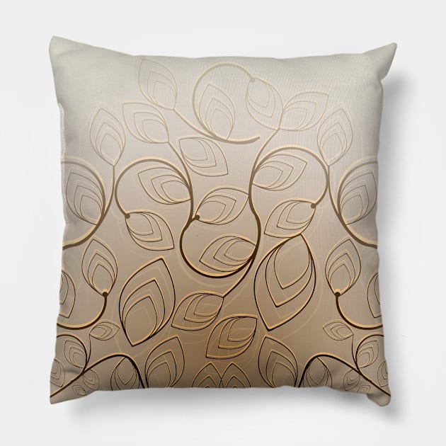 Organic Flower Field Pillow by Danion