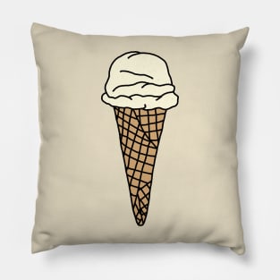 double fold vanilla, salt and straw Pillow