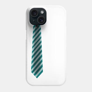 Necktie Tie Windsor Knot Teal Phone Case