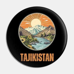 Tajikistan Pin