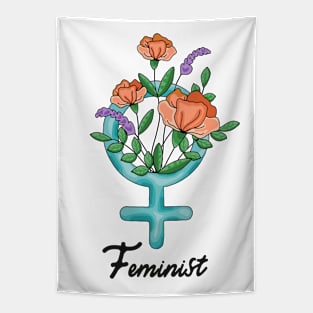 Feminist Flowers Tapestry