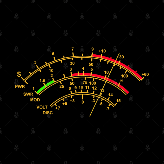 S Meter - dB high frequency field strength by amarth-drawing