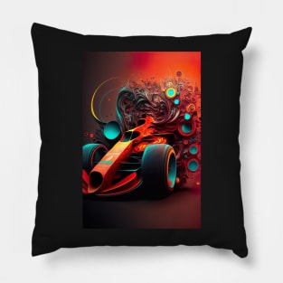 Supercar neon art Pillow