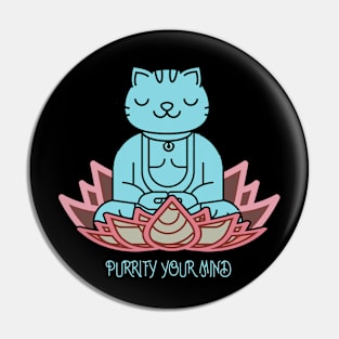 Zen Cat Pin