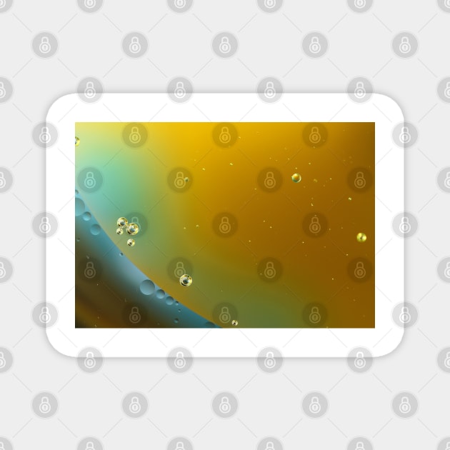 Abstract Oil in water. Magnet by ikshvaku