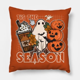 Thanksgiving Ghost And Pumpkins Pillow