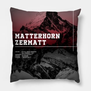 MATTERHORN ZERMATT WIKIPEDIA Pillow