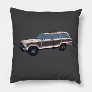 Hand Drawn Grand Wagoneer Pillow