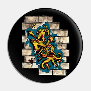 Graffiti Pin