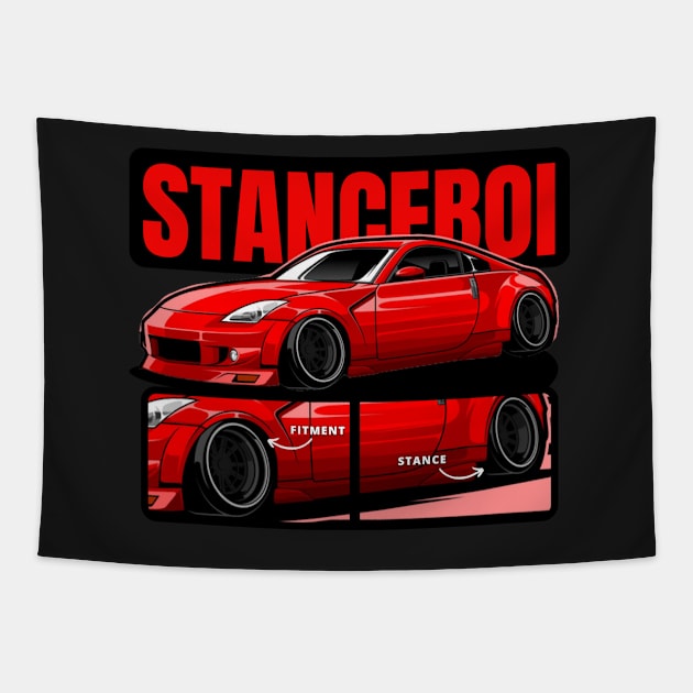 Stance Boi - 350Z Tapestry by MOTOSHIFT