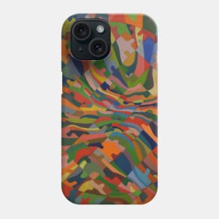 Colourful Abstract Jigsaw Painting Phone Case