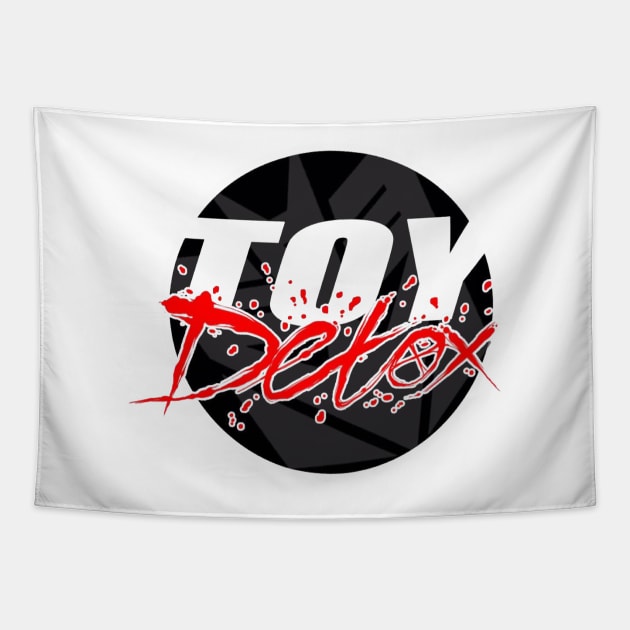 Detox Logo Fit Tapestry by ToyDetox