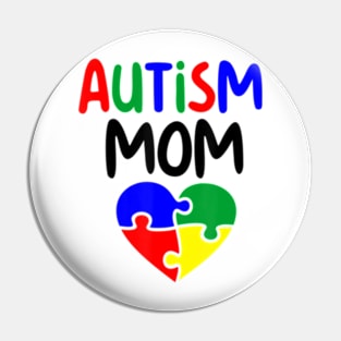 Autism Awareness Month Autism Mom Pin