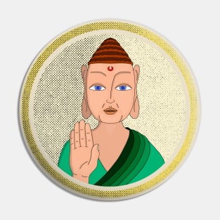 Tibetan Buddha Pin