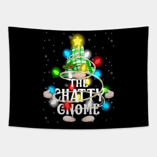 The Chatty Gnome Christmas Matching Family Shirt Tapestry