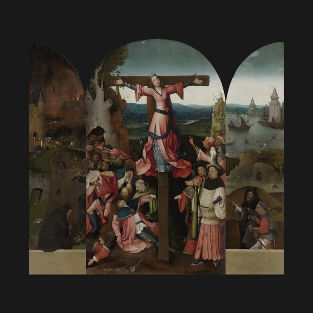 The Crucifixion of St Julia - Hieronymus Bosch by themasters