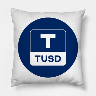 TrueUSD Coin Cryptocurrency TUSD crypto Pillow