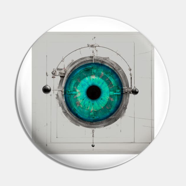 mechanical eye Pin by poupoune