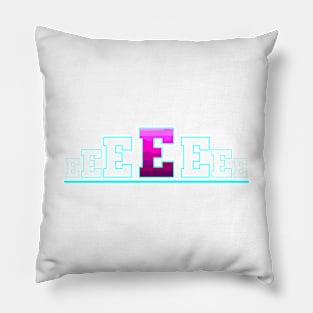 Letter E Pillow