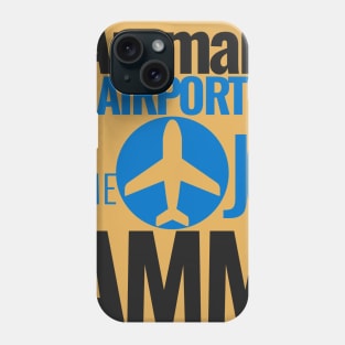 AMMAN airport code Phone Case