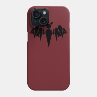 Abstract Black Bat Phone Case