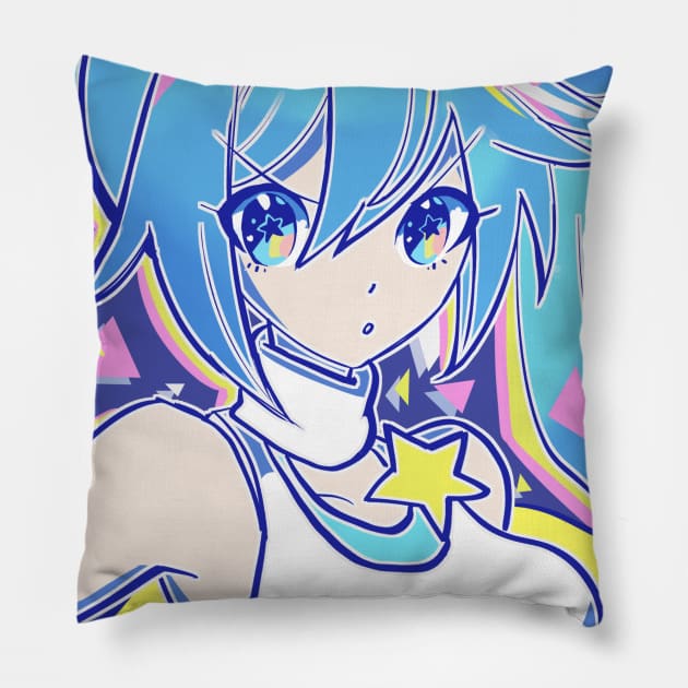 Hatsune Miku Pillow by KatieRose