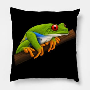 Red Eyed Tree Frog Pillow