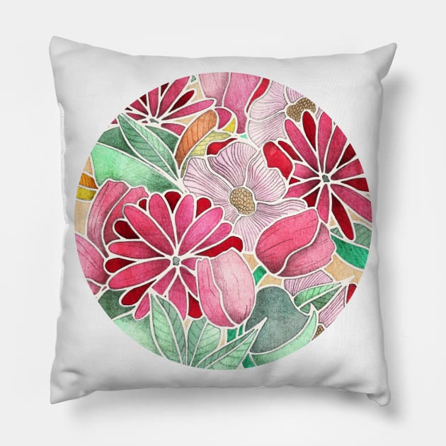 Blossoming Pillow by PerrinLeFeuvre