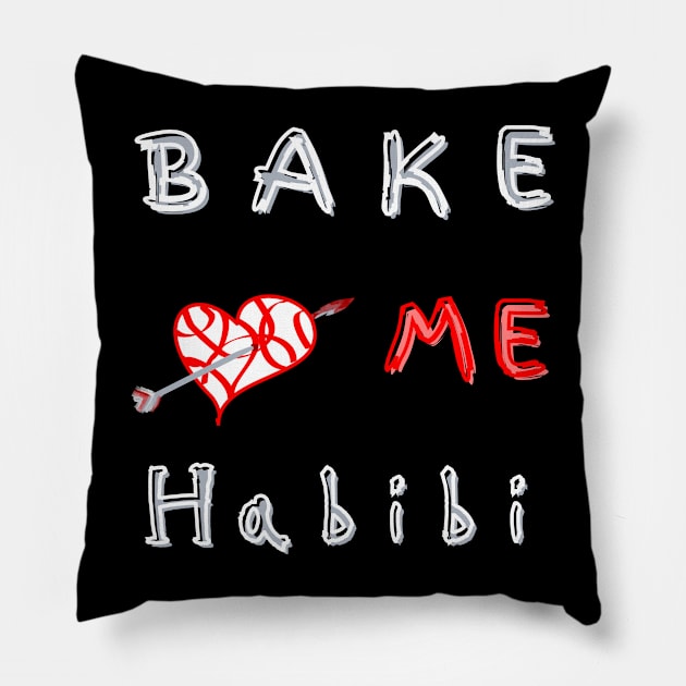 Bake me Habibi Pierced Pillow by Lintvern