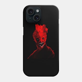 Red face Phone Case