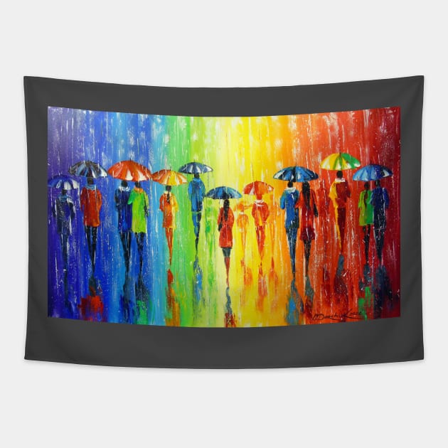 If it rains , then a bright Tapestry by OLHADARCHUKART