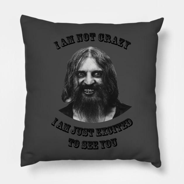 Crazy guy Pillow by yondu55