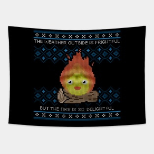 The Fire is So Delightful Tapestry