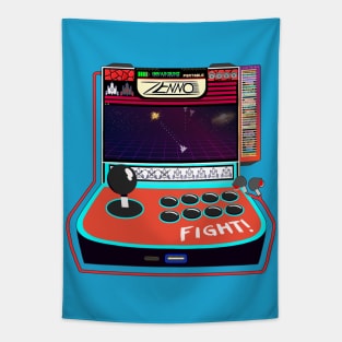 Invad3rDiz Retro Zenno Arcade Tapestry