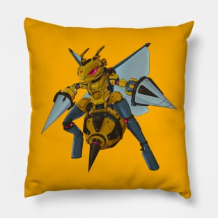 mecha bee Pillow