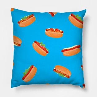 Hot Dogs Pillow