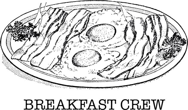 Breakfast Crew inspired by Joe Pera Kids T-Shirt by The Curious Cabinet