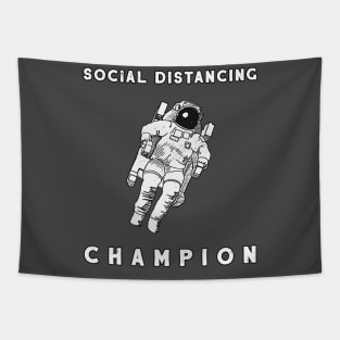 Social Distancing Champion Tapestry