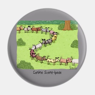 Canine Scent-ipede Pin