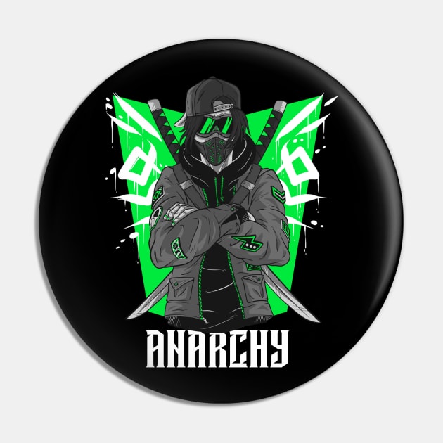 Anime Style Ninja Design, For Truly Anime Lovers Only! Anime Samurai, Manga Samurai, Katana Pin by Redboy